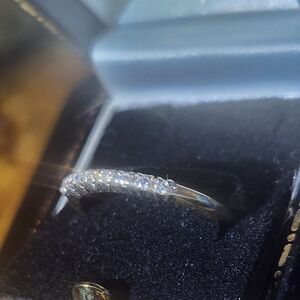 Half Band Diamonds Set Yellow Gold  Ring